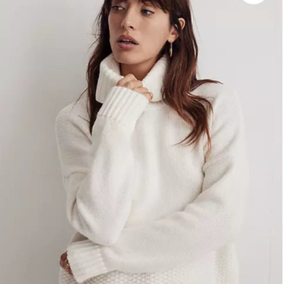 Madewell Sweaters - White Madewell Sadler Sweater
